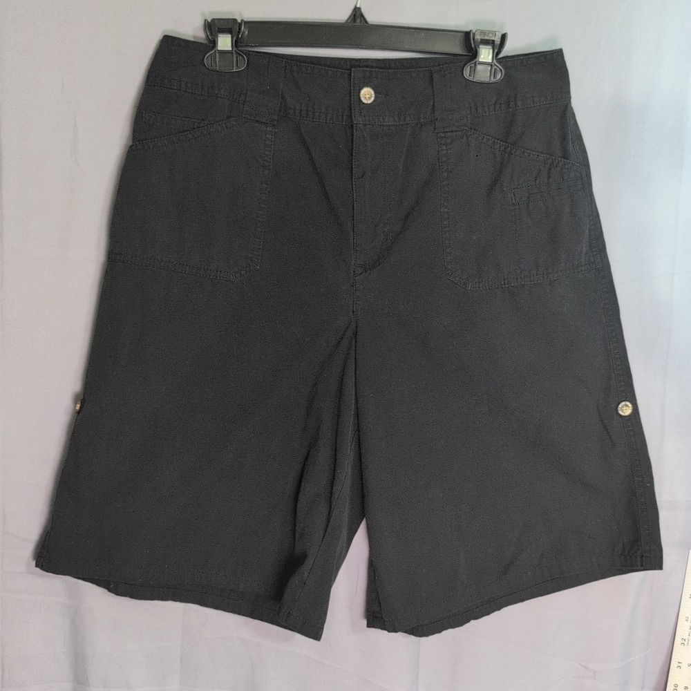 White‎ Stag Adjustable Length Black Ladies Size 14 Shorts